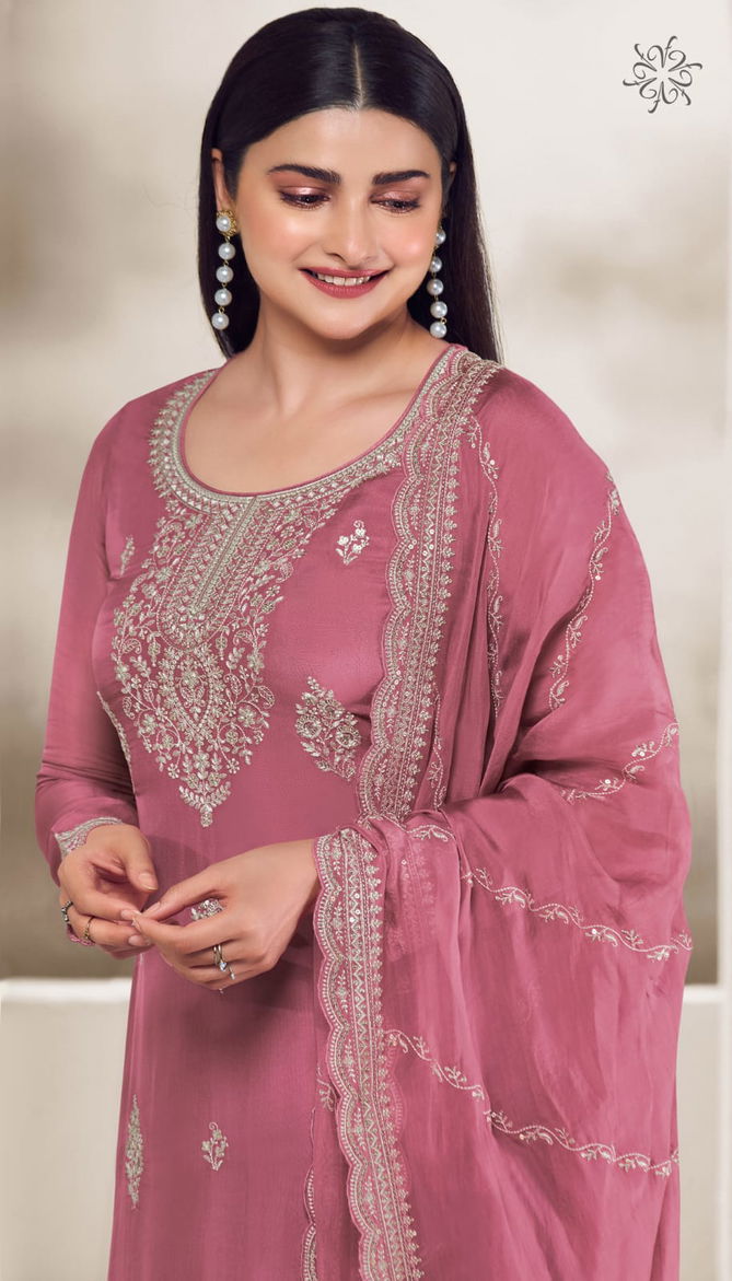 Chakori By Vinay Kuleesh Hit list Organza Embroidery Designer Salwar Suits Wholesalers In Delhi